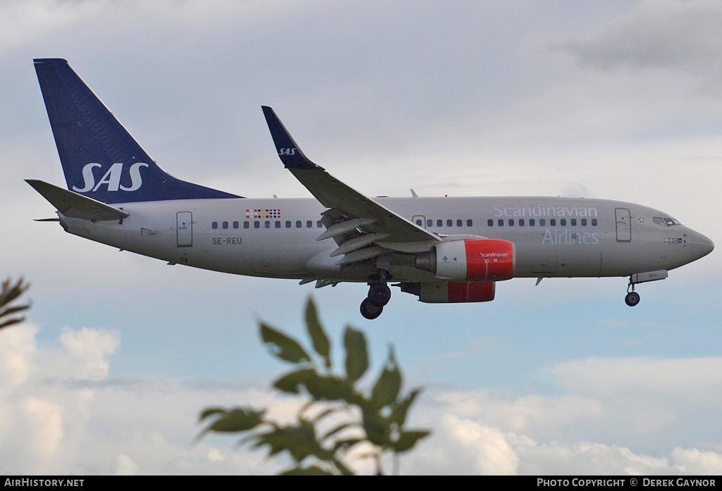 Aircraft Photo of SE-REU | Boeing 737-76N | Scandinavian Airlines - SAS | AirHistory.net #342970