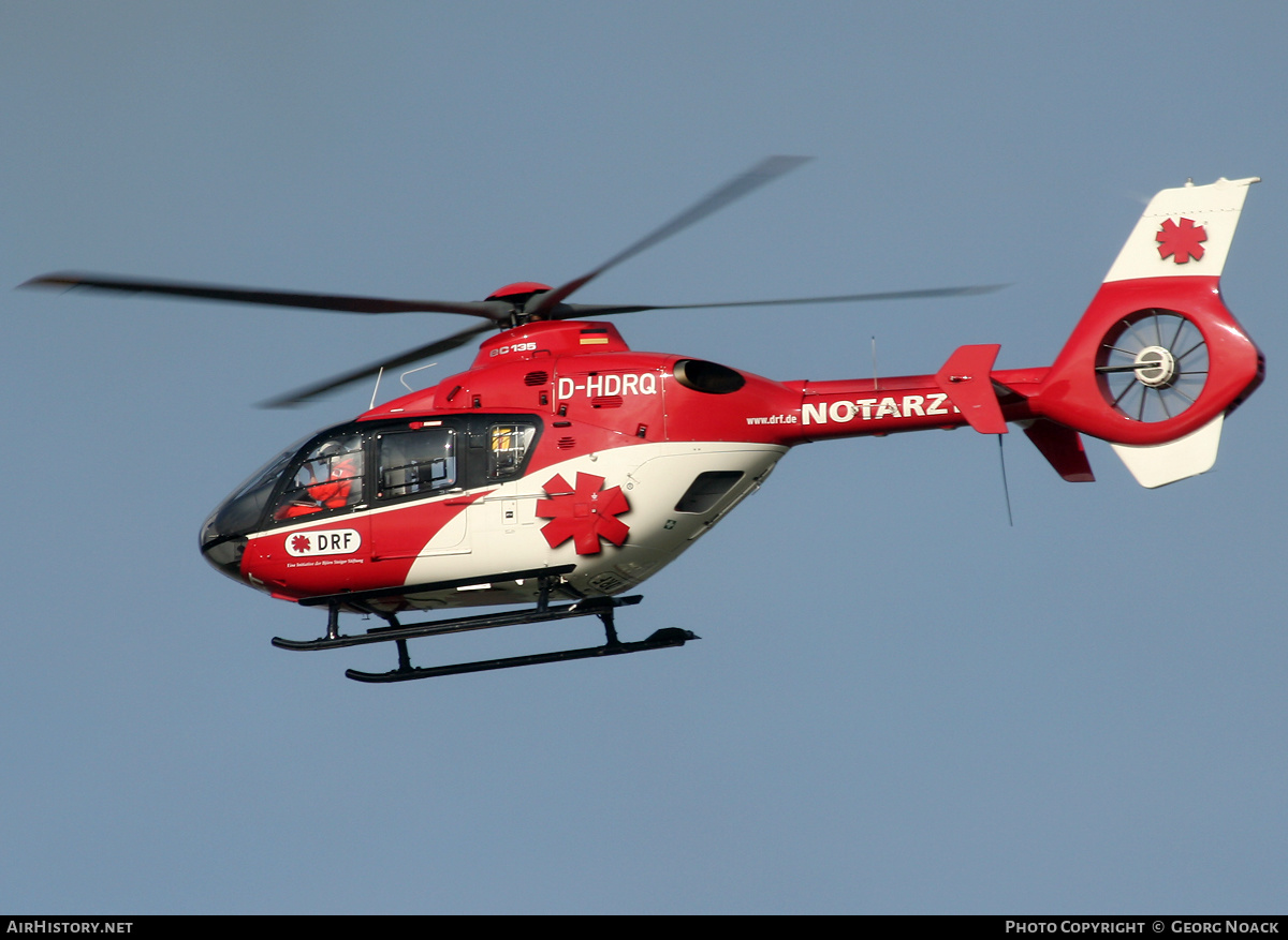 Aircraft Photo of D-HDRQ | Eurocopter EC-135P-2+ | DRF Luftrettung - German Air Rescue | AirHistory.net #342975