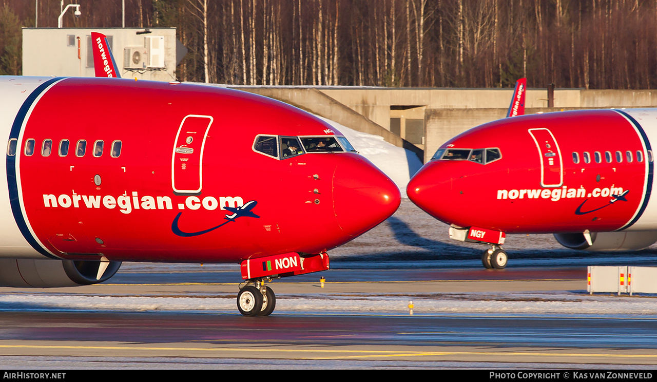 Aircraft Photo of LN-NON | Boeing 737-86N | Norwegian | AirHistory.net #343013