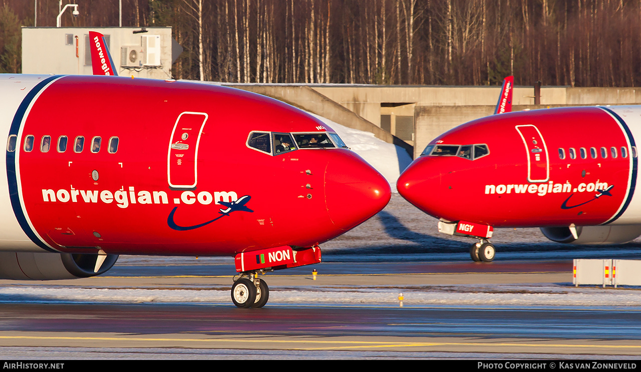Aircraft Photo of LN-NON | Boeing 737-86N | Norwegian | AirHistory.net #343013