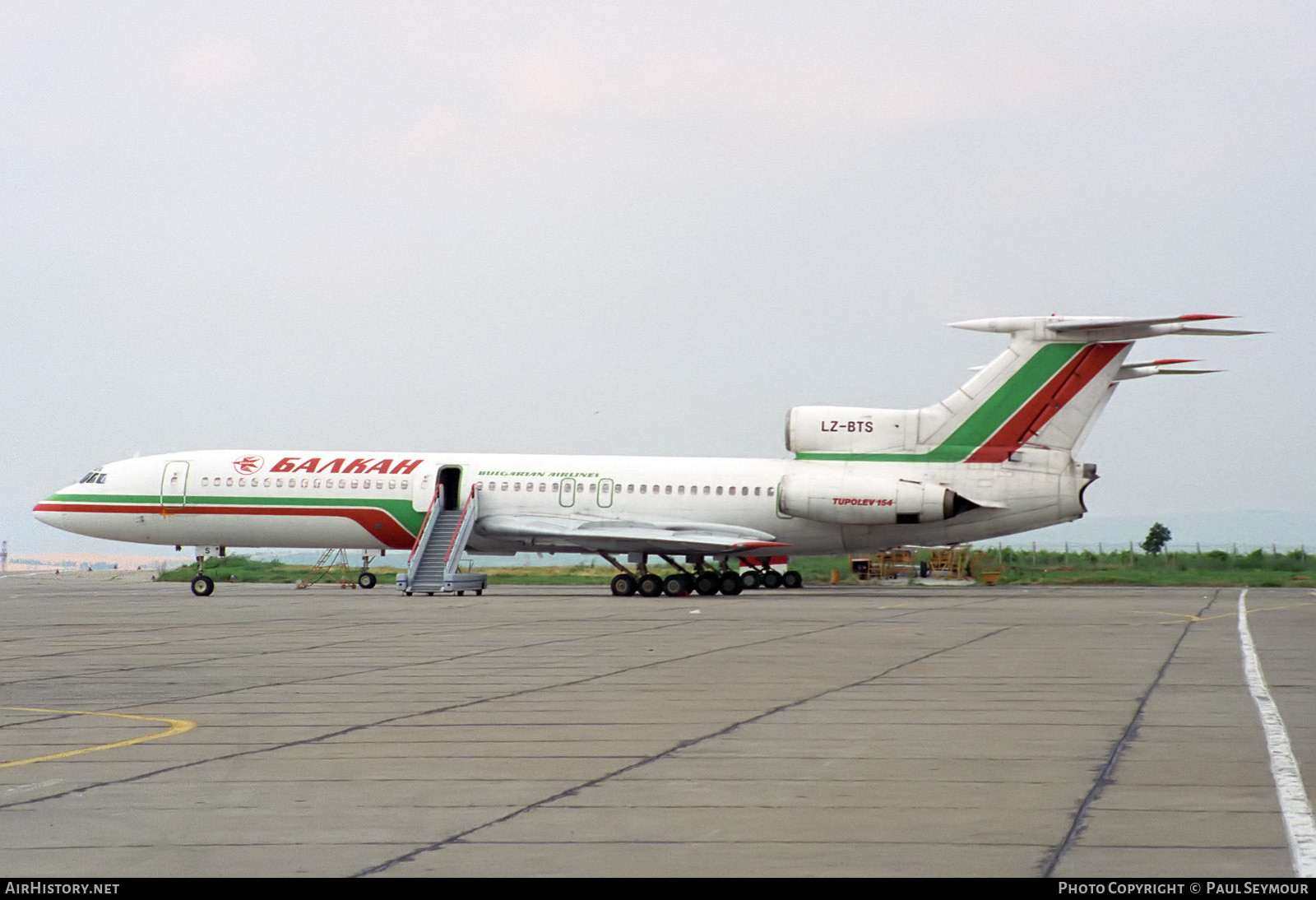 Aircraft Photo of LZ-BTS | Tupolev Tu-154B-2 | Balkan - Bulgarian Airlines | AirHistory.net #343019