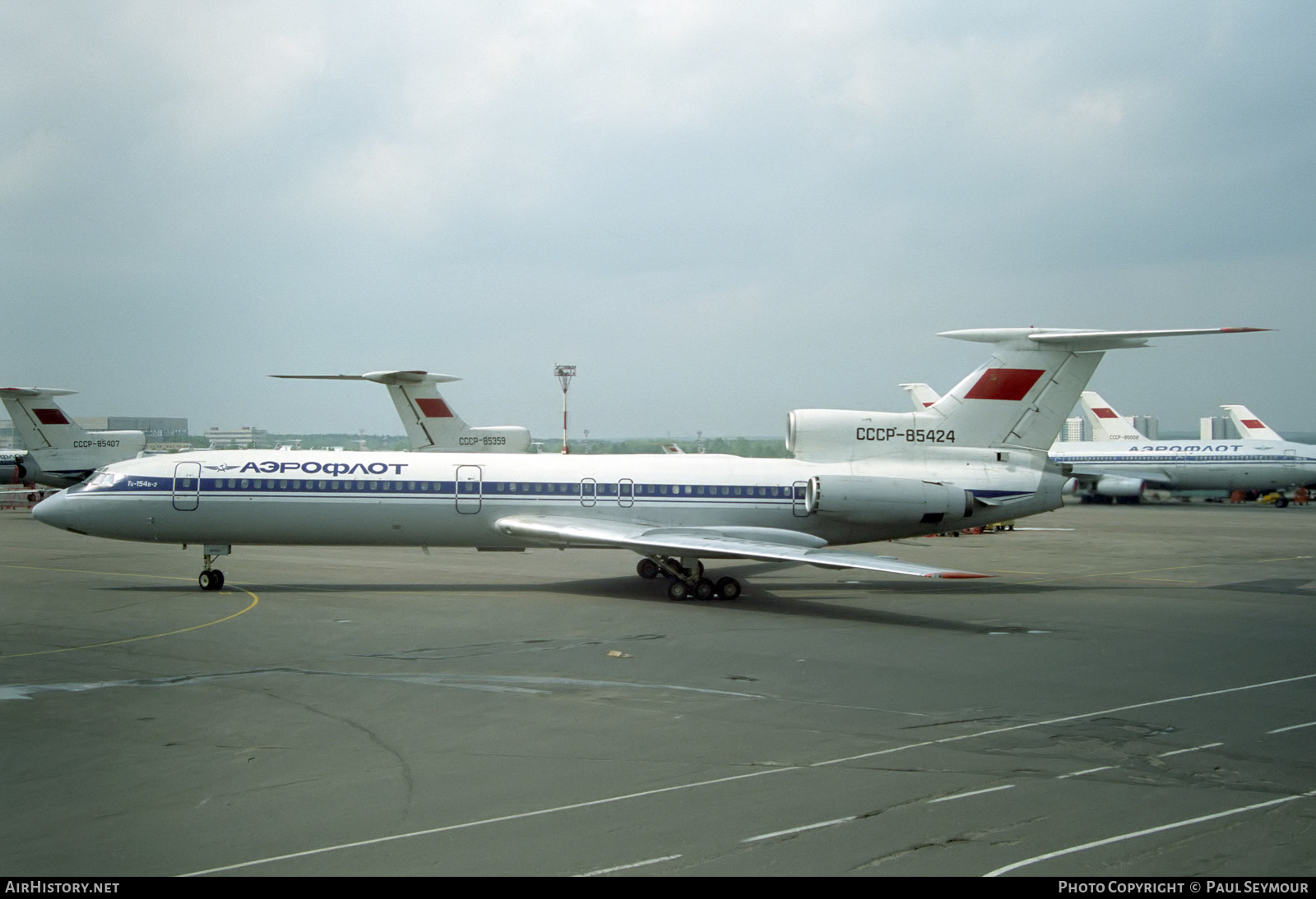 Aircraft Photo of CCCP-85424 | Tupolev Tu-154B-2 | Aeroflot | AirHistory.net #343026