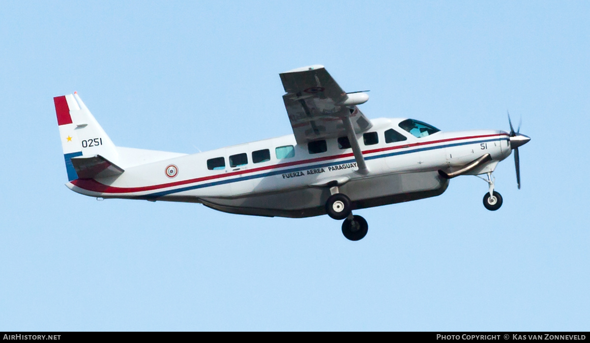 Aircraft Photo of 0251 | Cessna 208B Grand Caravan | Paraguay - Air Force | AirHistory.net #343037