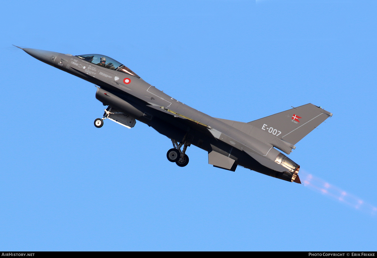 Aircraft Photo of E-007 | General Dynamics F-16AM Fighting Falcon | Denmark - Air Force | AirHistory.net #343054