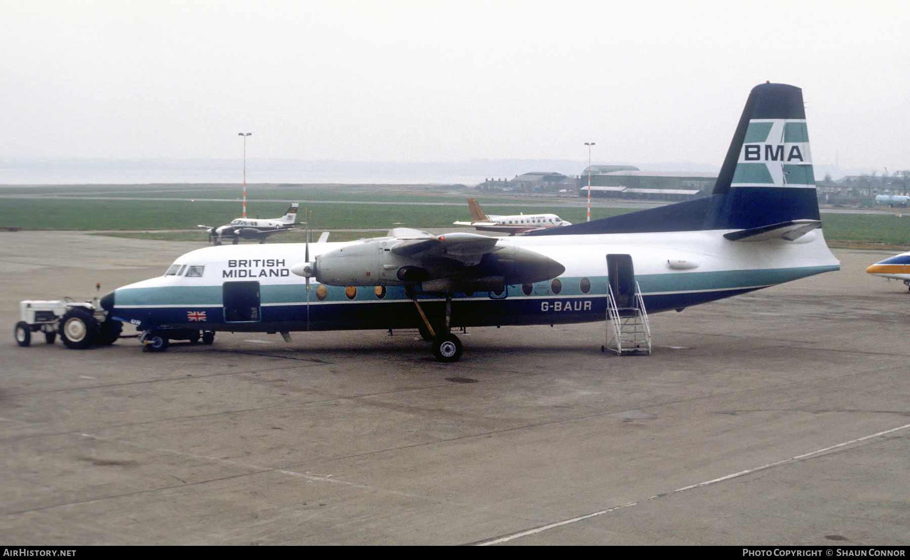 Aircraft Photo of G-BAUR | Fokker F27-200 Friendship | British Midland Airways - BMA | AirHistory.net #343069