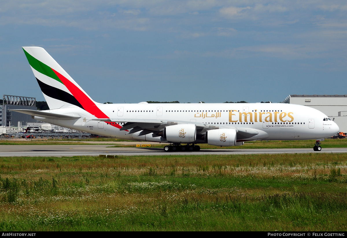 Aircraft Photo of F-WWAD | Airbus A380-842 | Emirates | AirHistory.net #343100