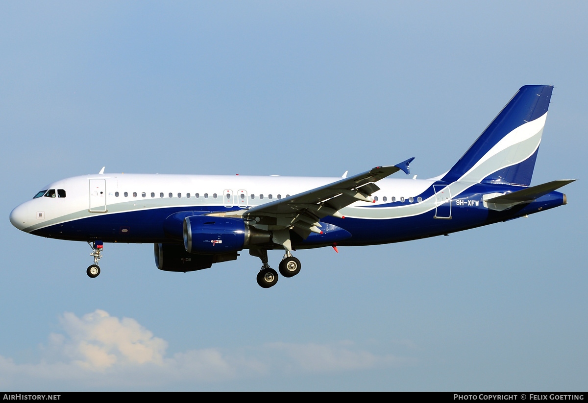 Aircraft Photo of 9H-XFW | Airbus A319-112 | AirHistory.net #343103