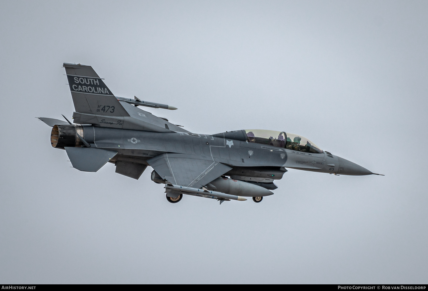 Aircraft Photo of 91-0473 / AF91-473 | Lockheed Martin F-16DM Fighting Falcon | USA - Air Force | AirHistory.net #343122