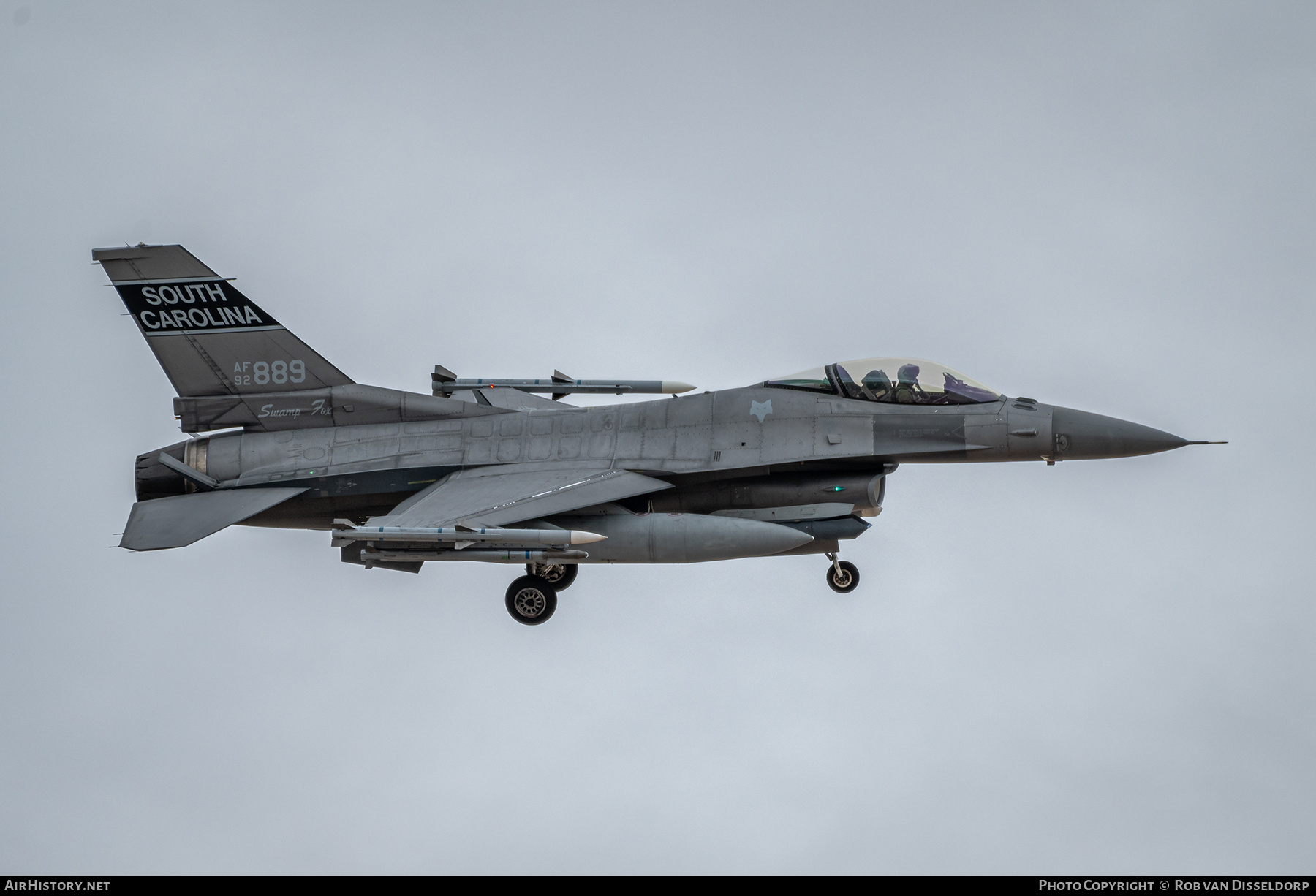 Aircraft Photo of 92-3889 / AF92-889 | Lockheed Martin F-16CM Fighting Falcon | USA - Air Force | AirHistory.net #343125