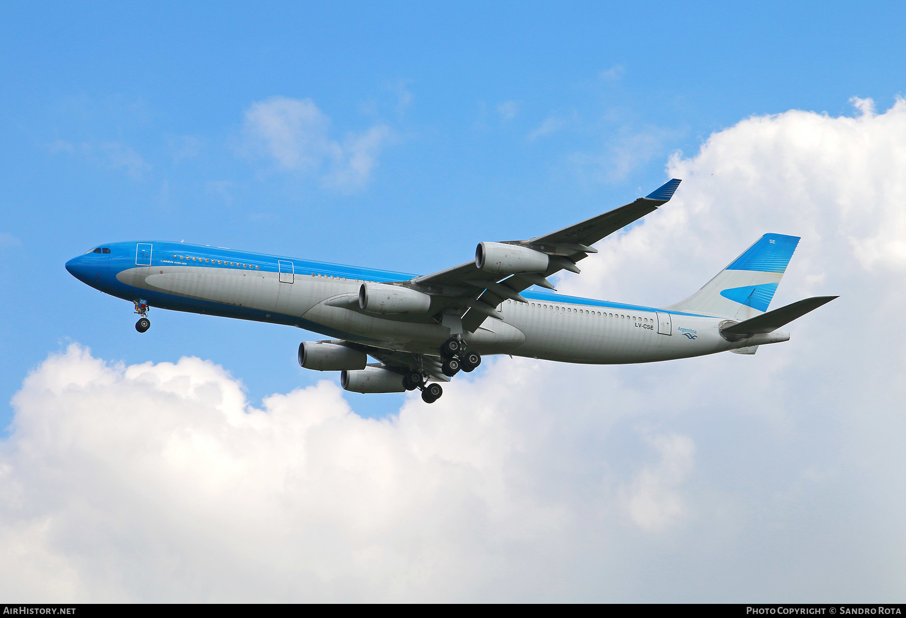 Aircraft Photo of LV-CSE | Airbus A340-313X | Aerolíneas Argentinas | AirHistory.net #343147