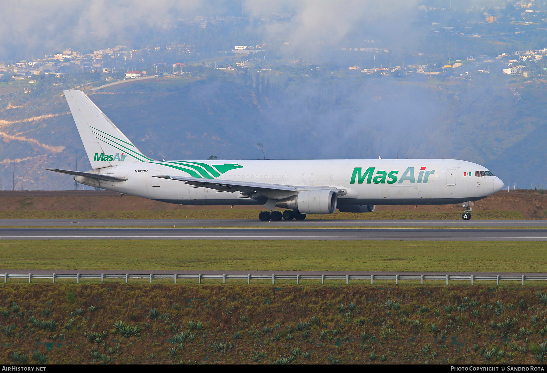 Aircraft Photo of N363CM | Boeing 767-338/ER(BDSF) | MasAir | AirHistory.net #343154