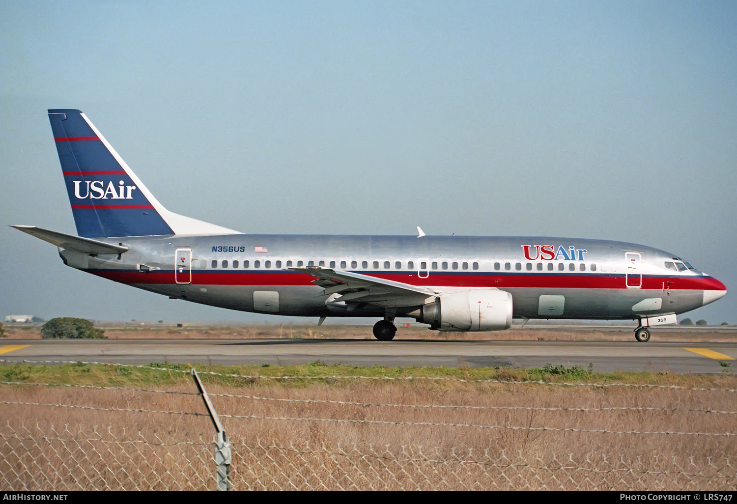 Aircraft Photo of N356US | Boeing 737-301 | USAir | AirHistory.net #343170