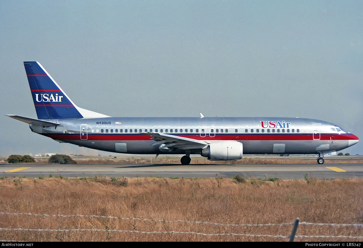 Aircraft Photo of N435US | Boeing 737-4B7 | USAir | AirHistory.net #343172