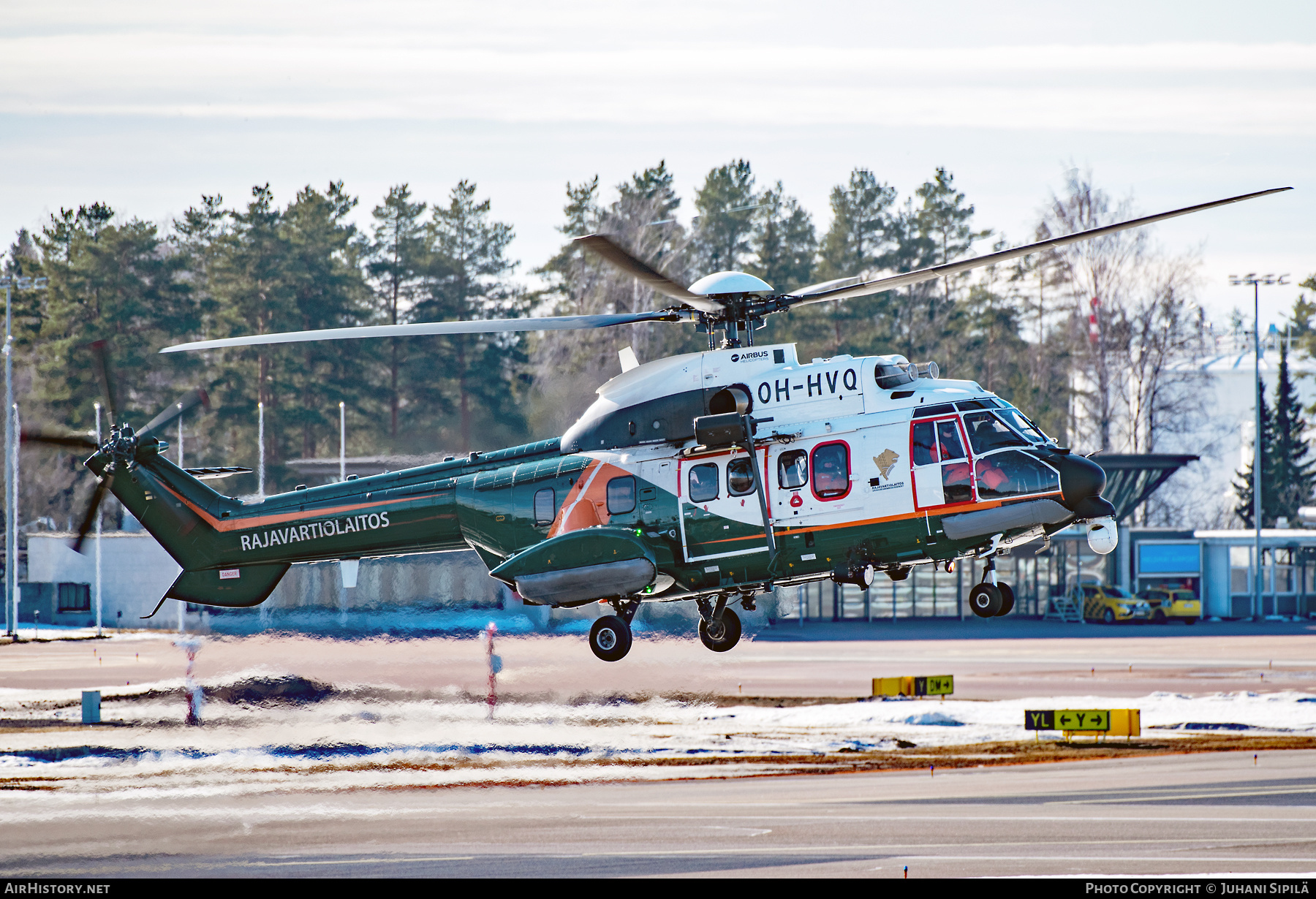 Aircraft Photo of OH-HVQ | Aerospatiale AS-332L1e Super Puma | Rajavartiolaitos - Finnish Border Guard | AirHistory.net #343180