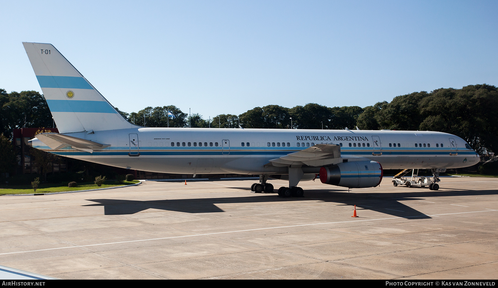 Aircraft Photo of T-01 | Boeing 757-23A | Argentina - Air Force | AirHistory.net #343210