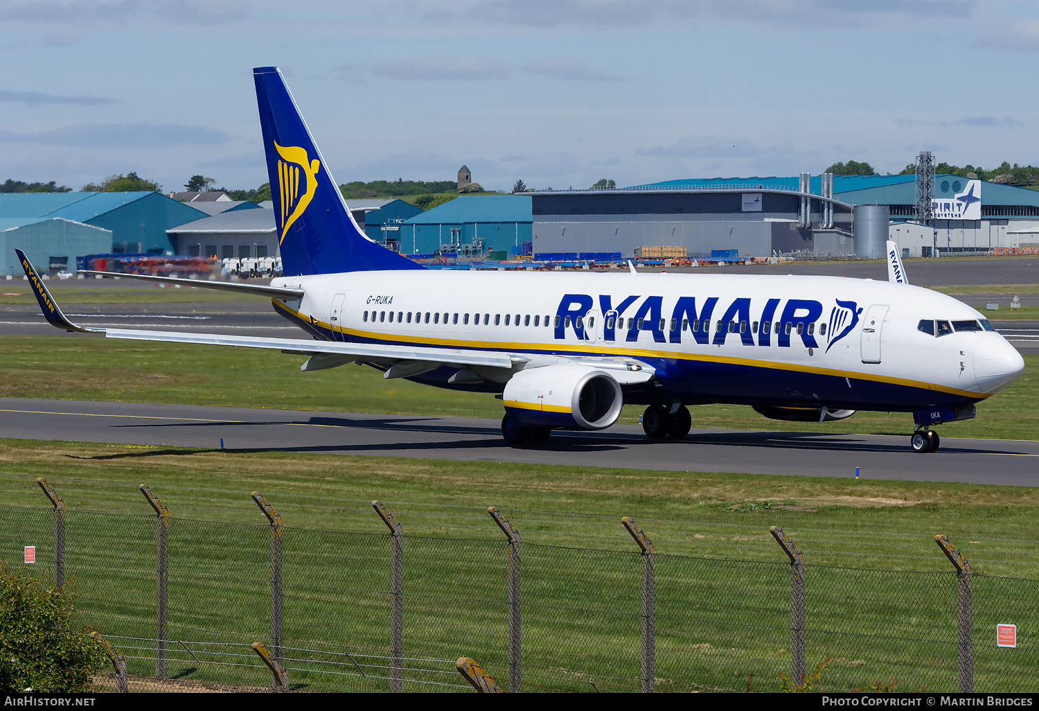 Aircraft Photo of G-RUKA | Boeing 737-8AS | Ryanair | AirHistory.net #343236