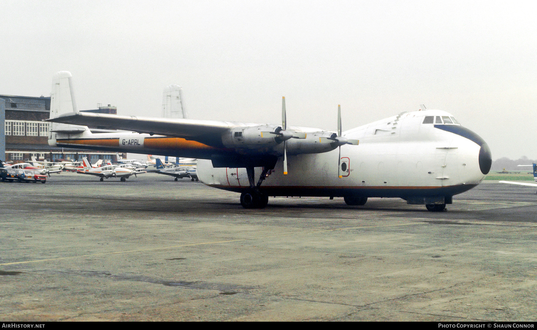 Aircraft Photo of G-APRL | Armstrong Whitworth AW-650 Argosy 101 | Air Bridge Carriers - ABC | AirHistory.net #343252