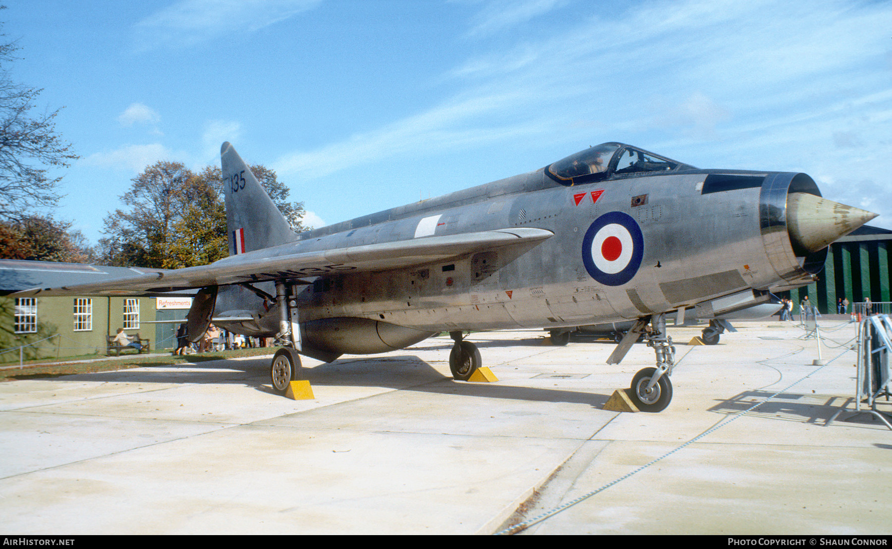 Aircraft Photo of XM135 | English Electric Lightning F1 | UK - Air Force | AirHistory.net #343262