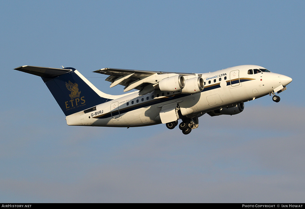 Aircraft Photo of G-BVRJ | British Aerospace Avro 146-RJ70 | QinetiQ | AirHistory.net #343294