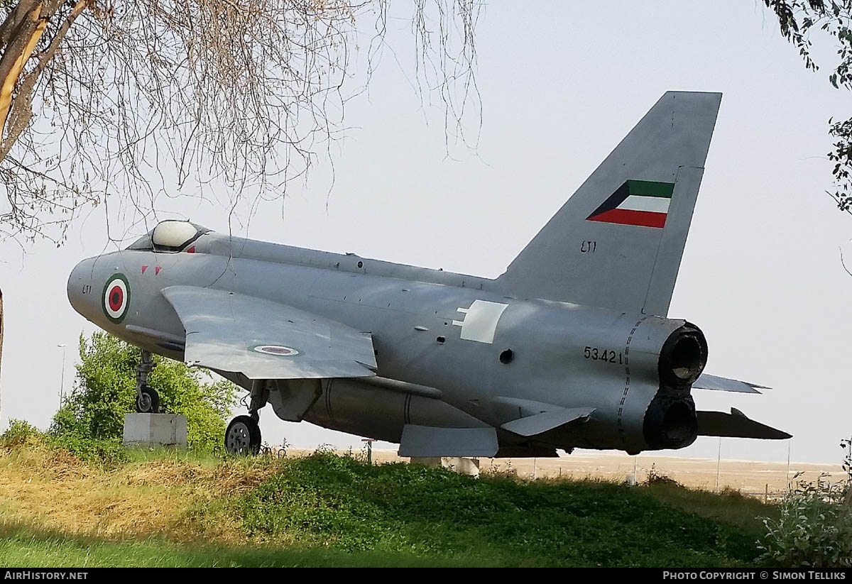 Aircraft Photo of 53-421 | English Electric Lightning F53 | Kuwait - Air Force | AirHistory.net #343303
