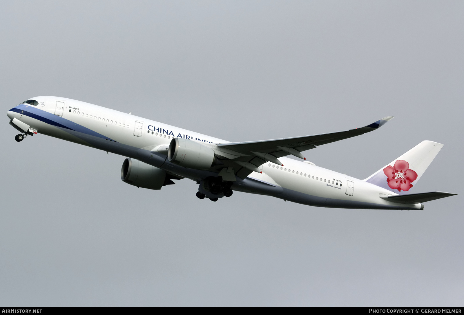 Aircraft Photo of B-18912 | Airbus A350-941 | China Airlines | AirHistory.net #343323