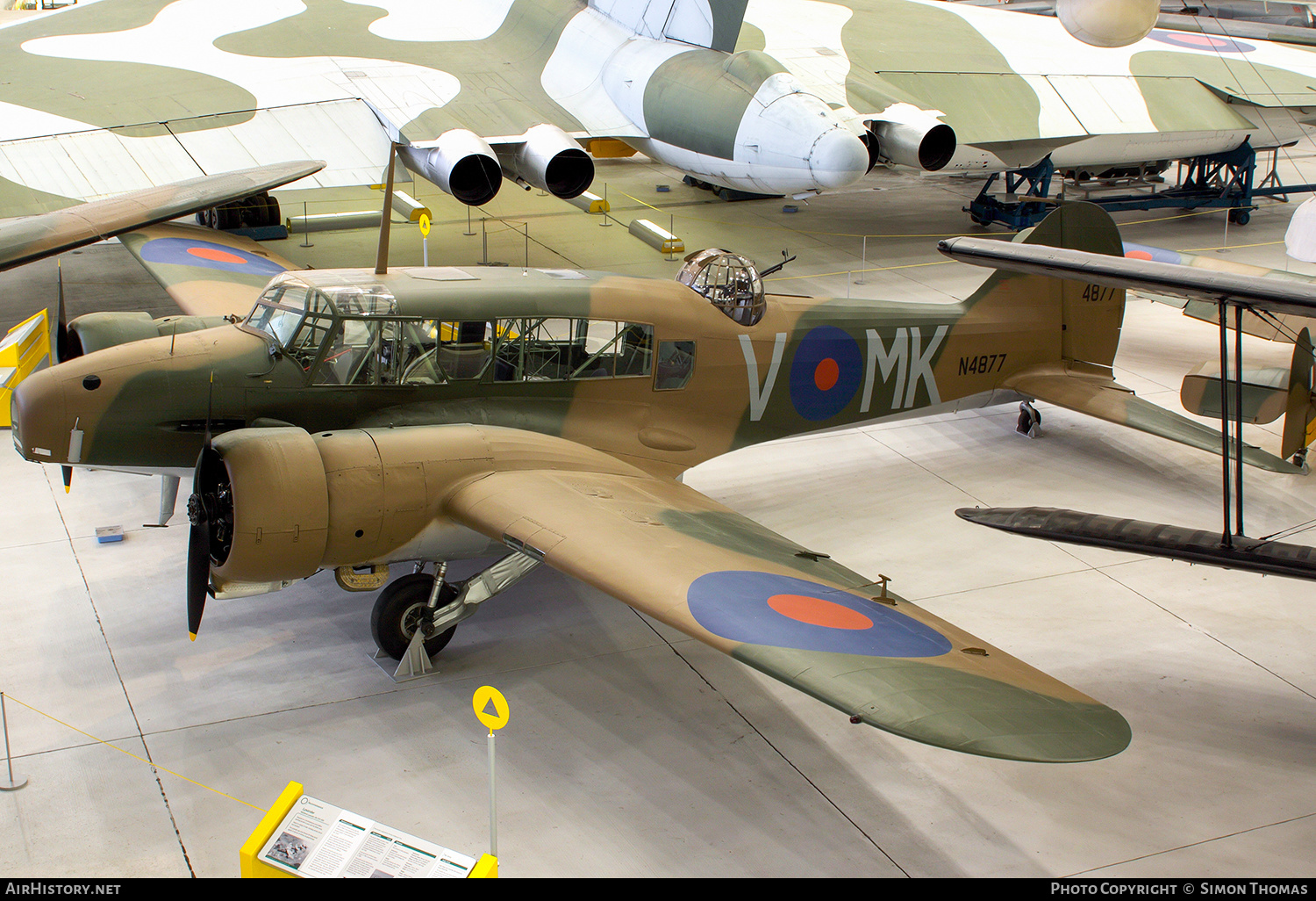 Aircraft Photo of N4877 | Avro 652A Anson I | UK - Air Force | AirHistory.net #343343