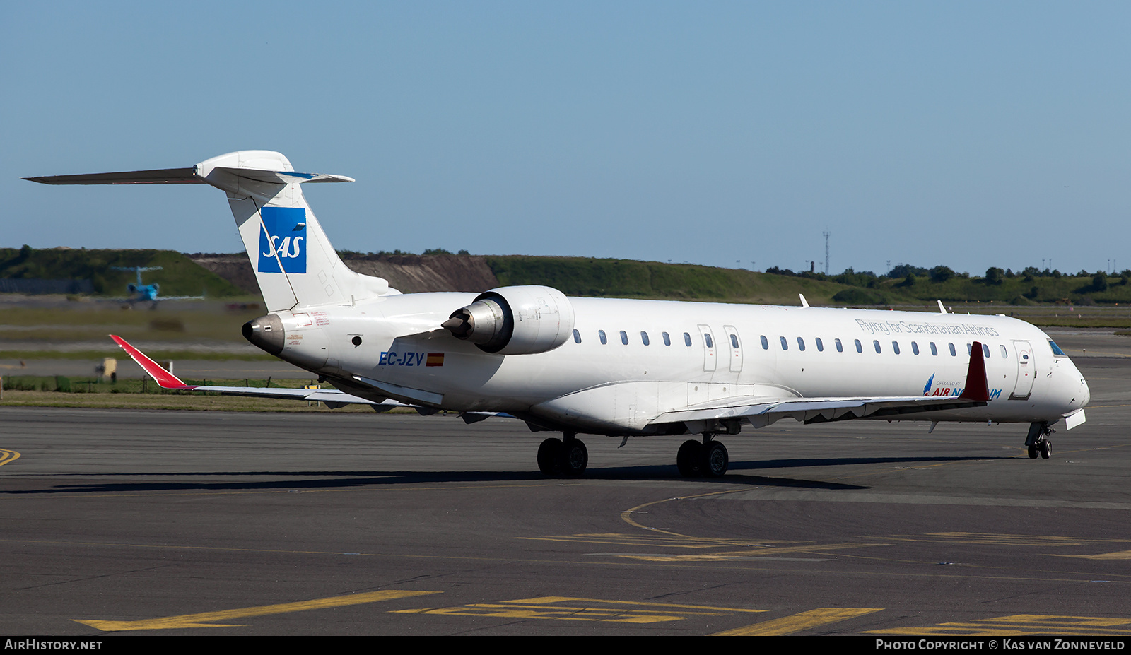 Aircraft Photo of EC-JZV | Bombardier CRJ-900 (CL-600-2D24) | Scandinavian Airlines - SAS | AirHistory.net #343346