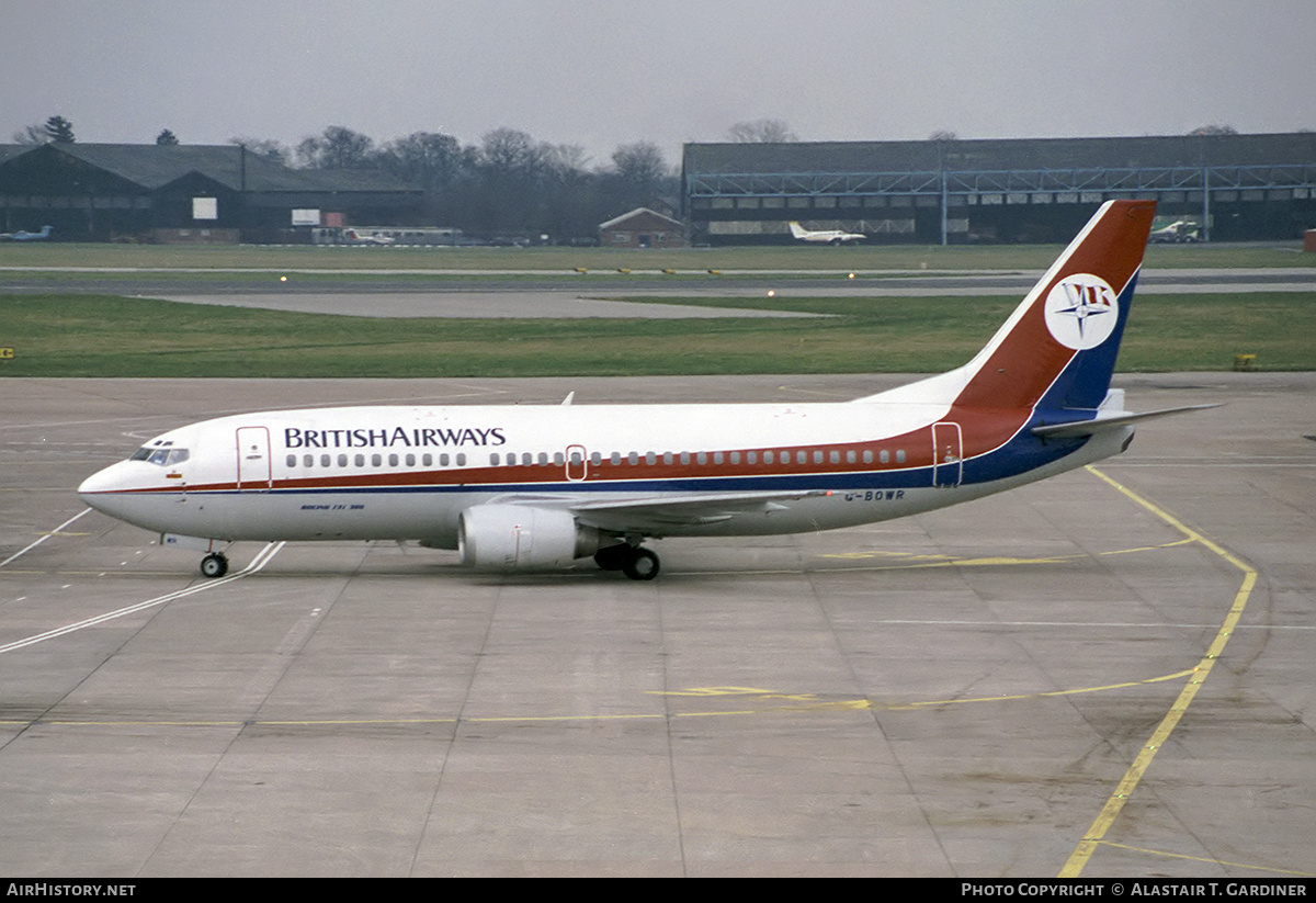 Aircraft Photo of G-BOWR | Boeing 737-3Q8 | British Airways | AirHistory.net #343367