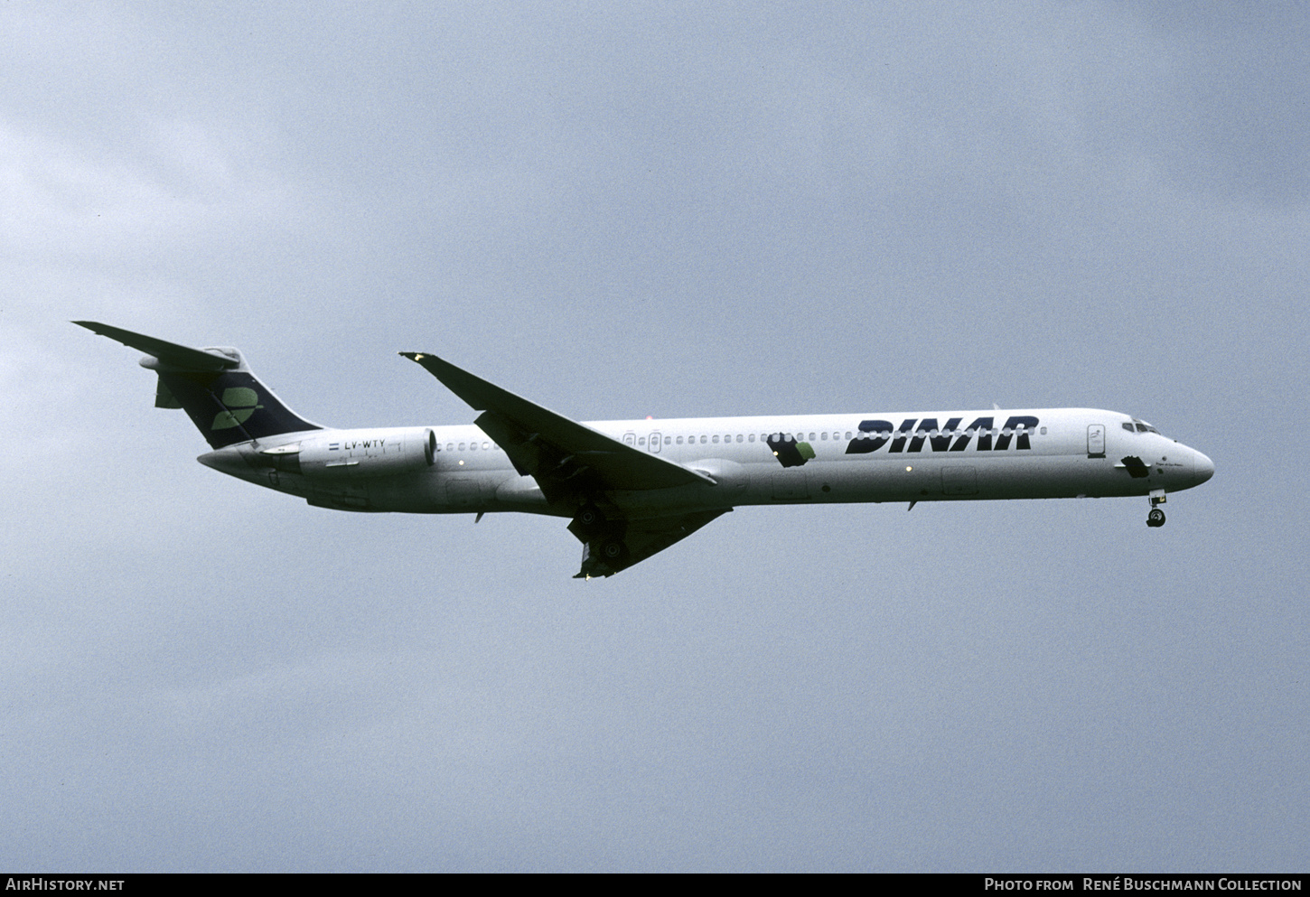 Aircraft Photo of LV-WTY | McDonnell Douglas MD-81 (DC-9-81) | Dinar Líneas Aéreas | AirHistory.net #343371