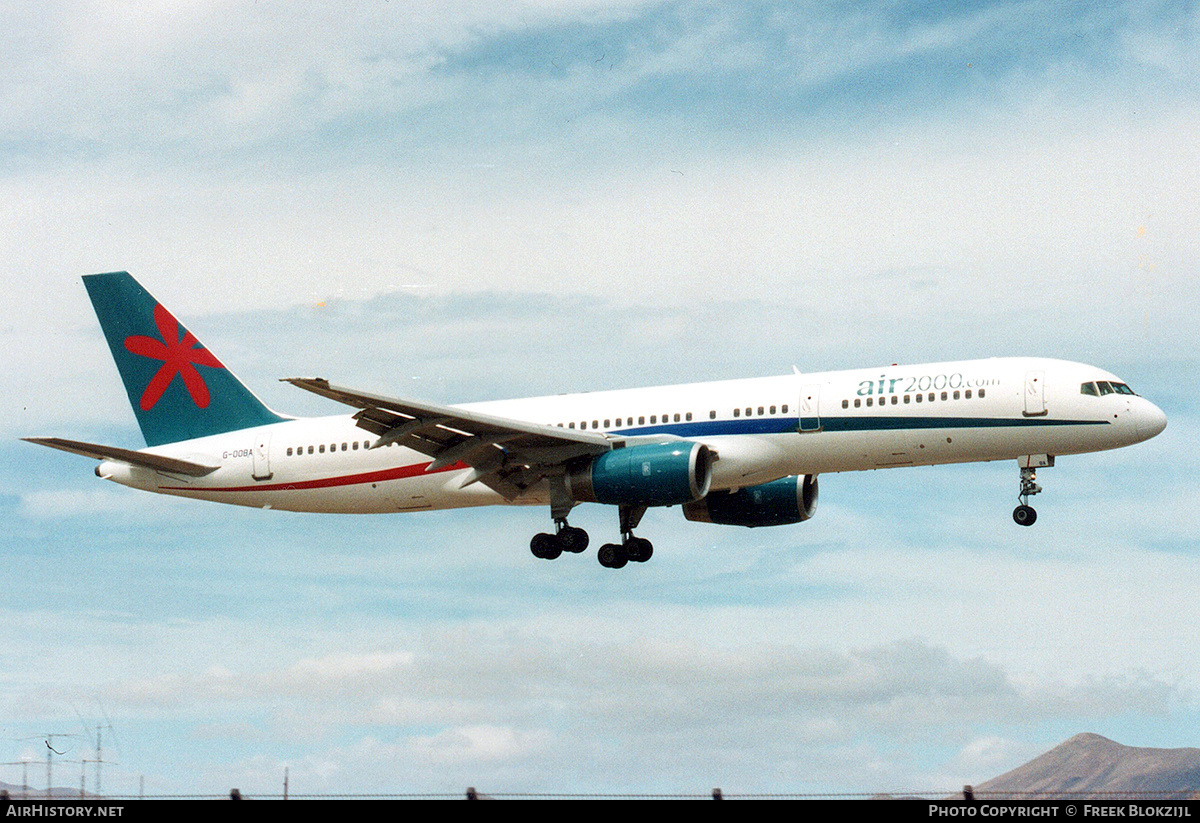 Aircraft Photo of G-OOBA | Boeing 757-28A | Air 2000 | AirHistory.net #343386