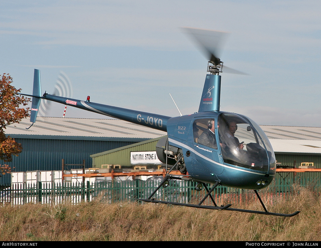 Aircraft Photo of G-JOYD | Robinson R-22 Beta | AirHistory.net #343388