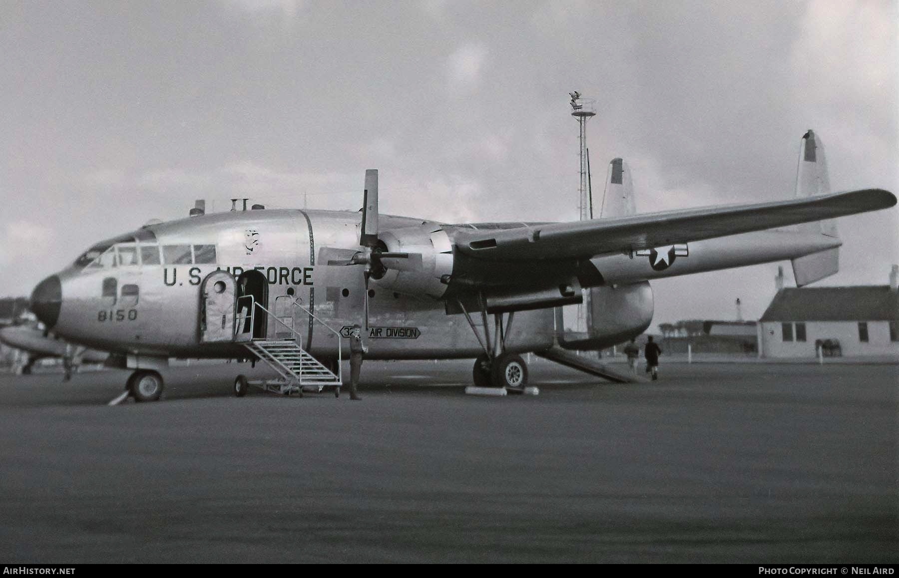 Aircraft Photo of 53-8150 / 38150 | Fairchild C-119G Flying Boxcar | USA - Air Force | AirHistory.net #343418