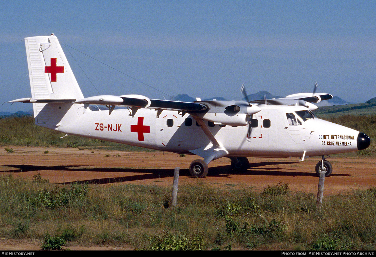 Aircraft Photo of ZS-NJK | De Havilland Canada DHC-6-300 Twin Otter | ICRC - International Committee of the Red Cross | AirHistory.net #343421
