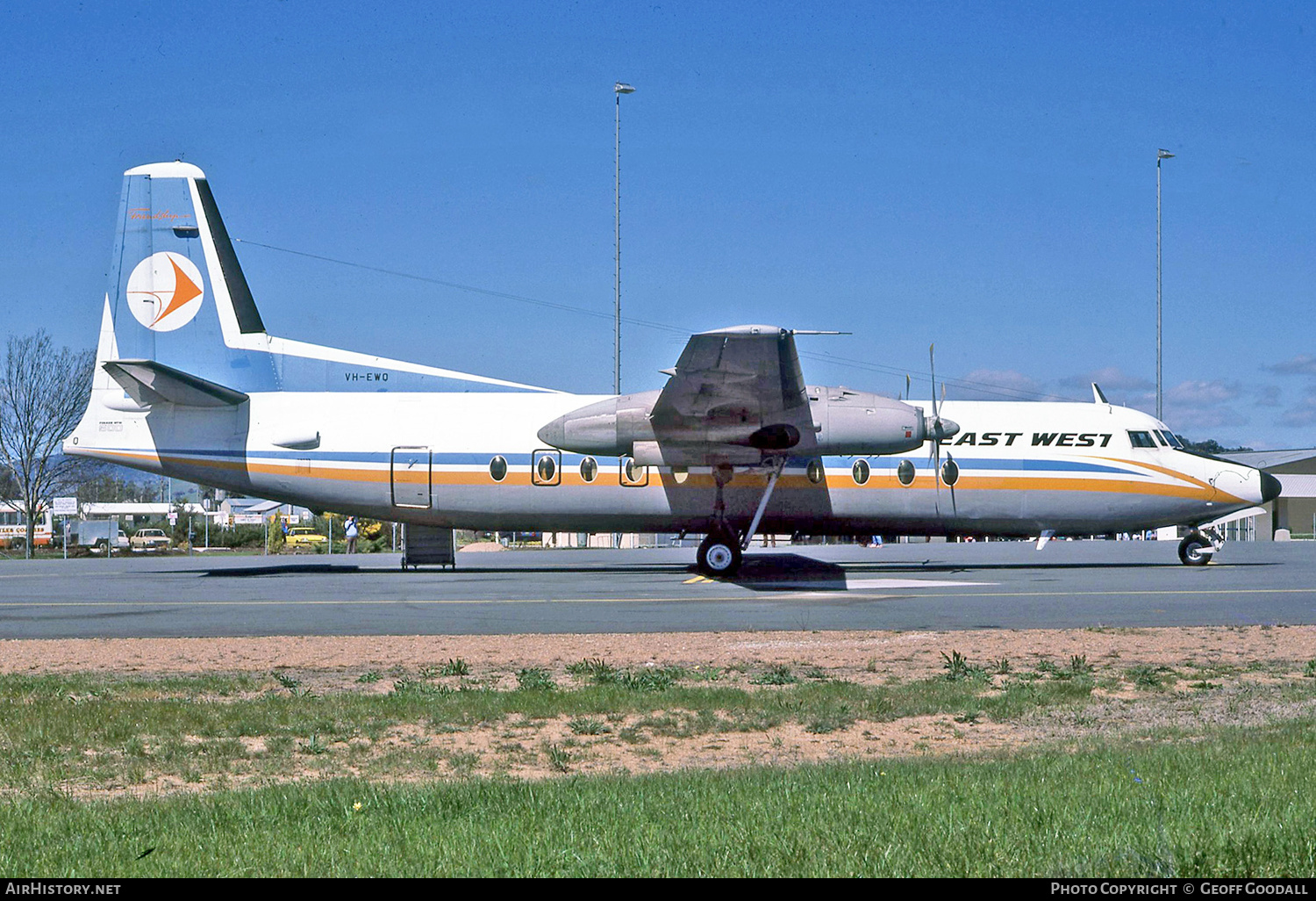 Aircraft Photo of VH-EWO | Fokker F27-500 Friendship | East-West Airlines | AirHistory.net #343424