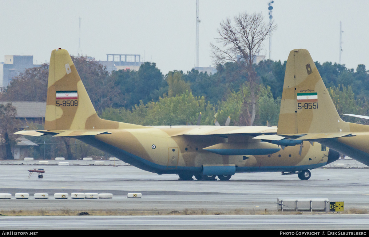 Aircraft Photo of 5-8508 / ٥٠٨ | Lockheed C-130E Hercules (L-382) | Iran - Air Force | AirHistory.net #343433