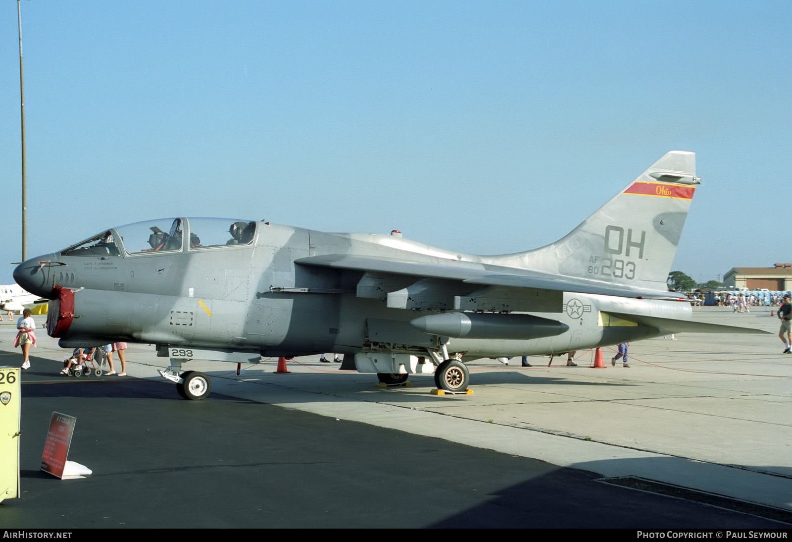 Aircraft Photo of 80-0293 / AF80-293 | Vought A-7K Corsair II | USA - Air Force | AirHistory.net #343442