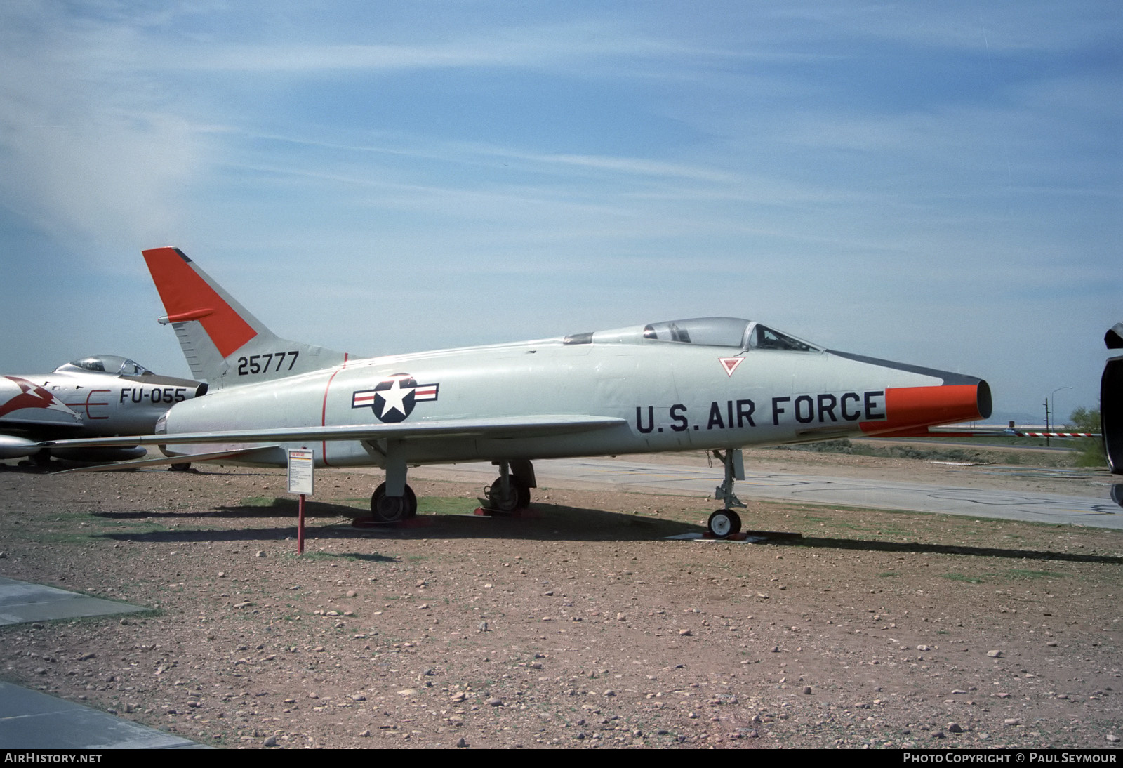 Aircraft Photo of 52-5777 / 25777 | North American F-100A Super Sabre | USA - Air Force | AirHistory.net #343451