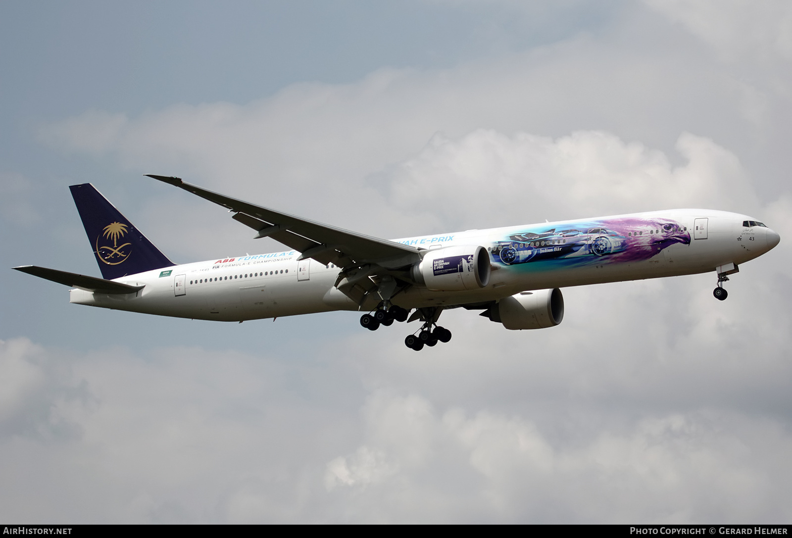Aircraft Photo of HZ-AK43 | Boeing 777-300/ER | Saudia - Saudi Arabian Airlines | AirHistory.net #343464