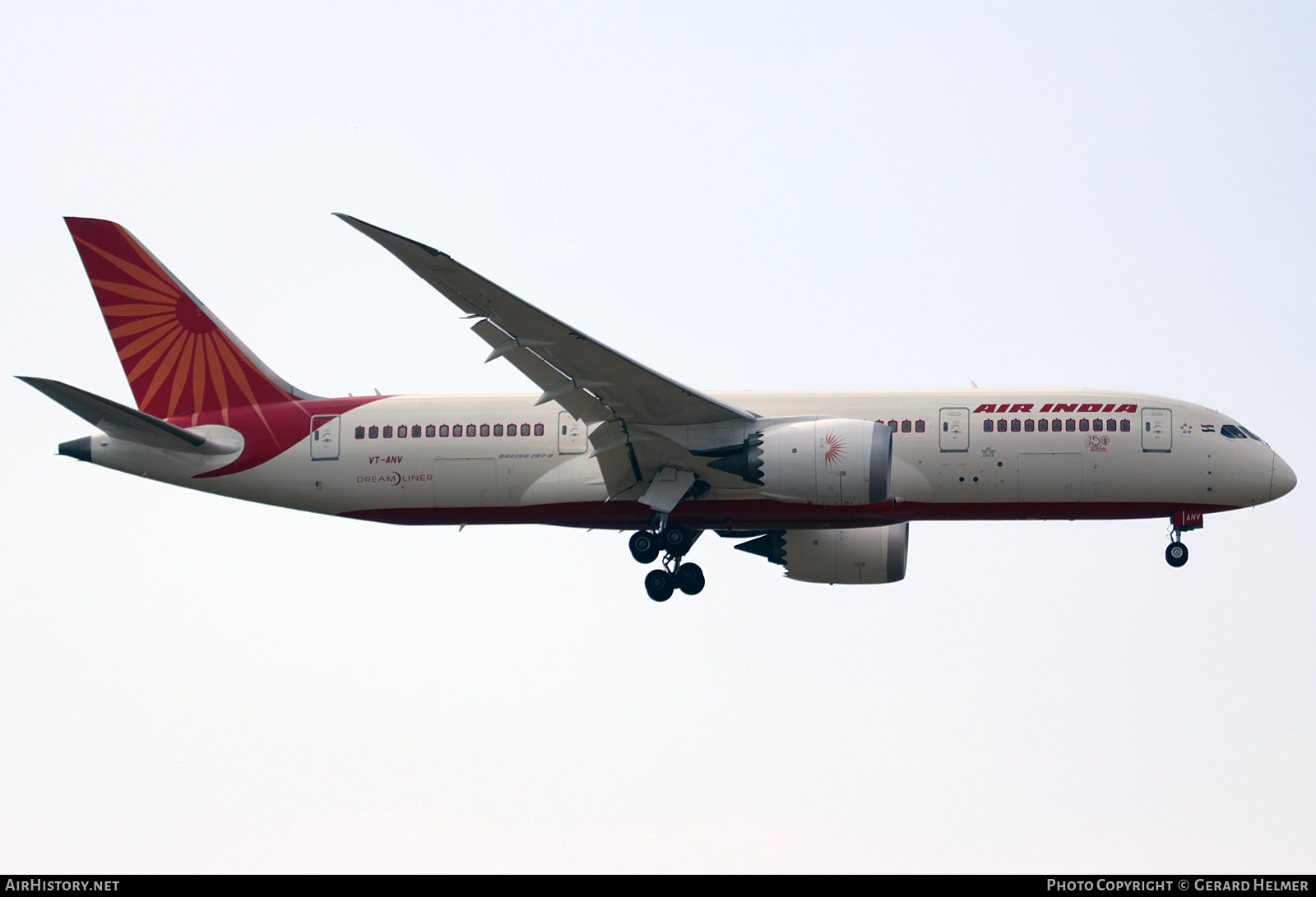 Aircraft Photo of VT-ANV | Boeing 787-8 Dreamliner | Air India | AirHistory.net #343472
