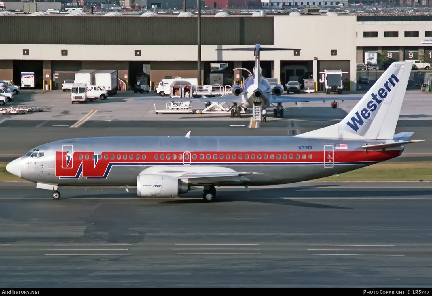 Aircraft Photo of N3301 | Boeing 737-347 | Western Airlines | AirHistory.net #343482