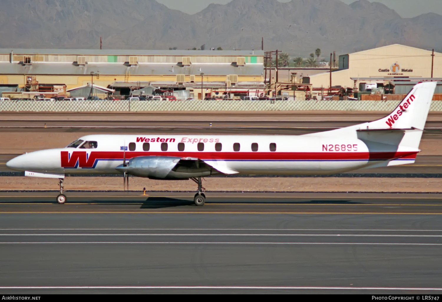 Aircraft Photo of N26895 | Fairchild SA-227AC Metro III | Western Express | AirHistory.net #343486