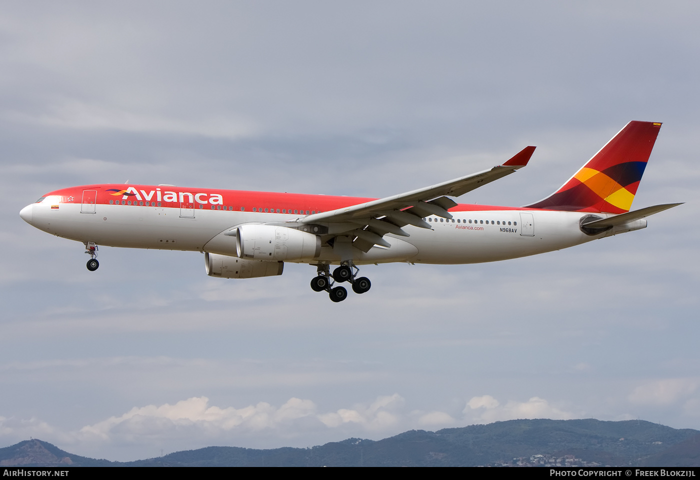 Aircraft Photo of N968AV | Airbus A330-243 | Avianca | AirHistory.net #343492
