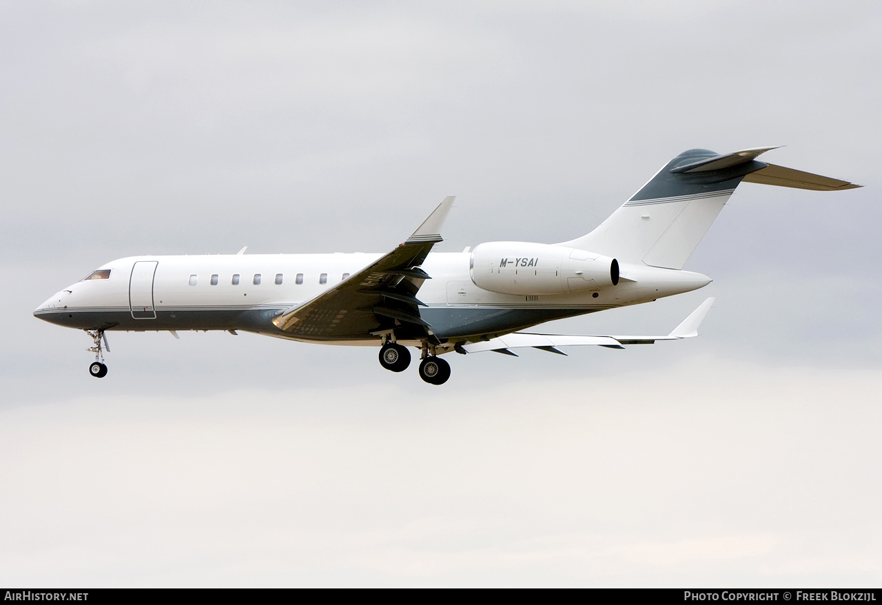 Aircraft Photo of M-YSAI | Bombardier Global 5000 (BD-700-1A11) | AirHistory.net #343499