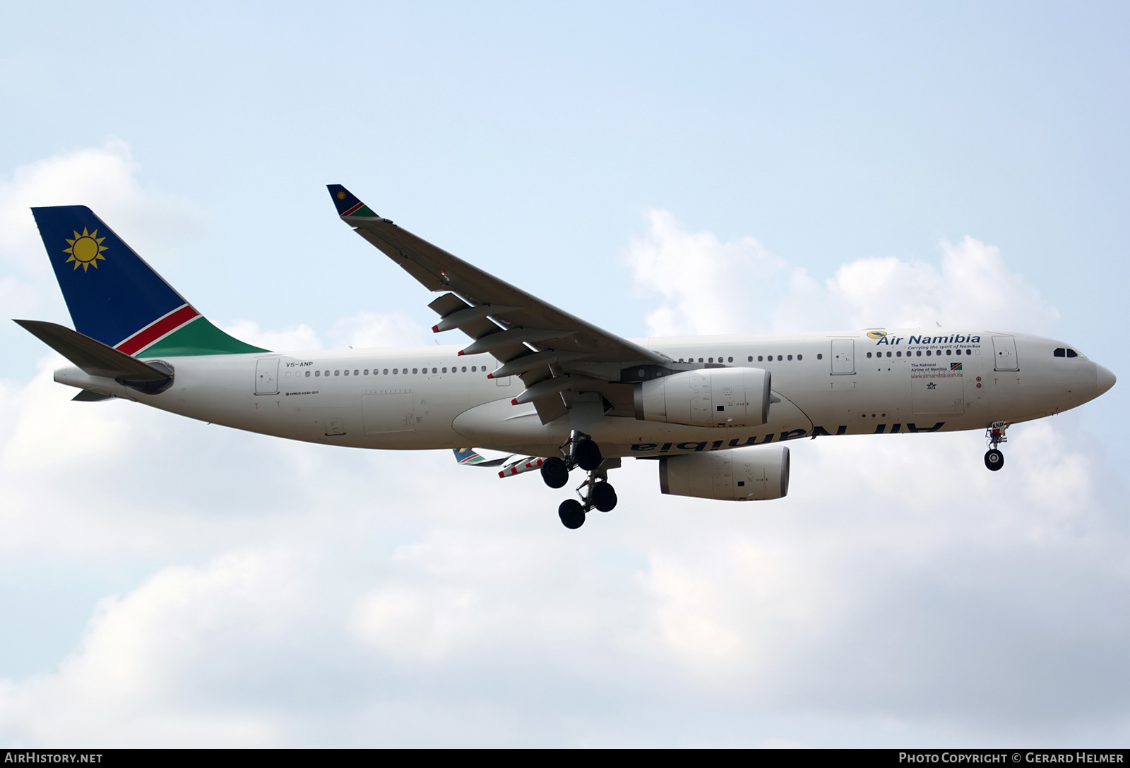Aircraft Photo of V5-ANP | Airbus A330-243 | Air Namibia | AirHistory.net #343502