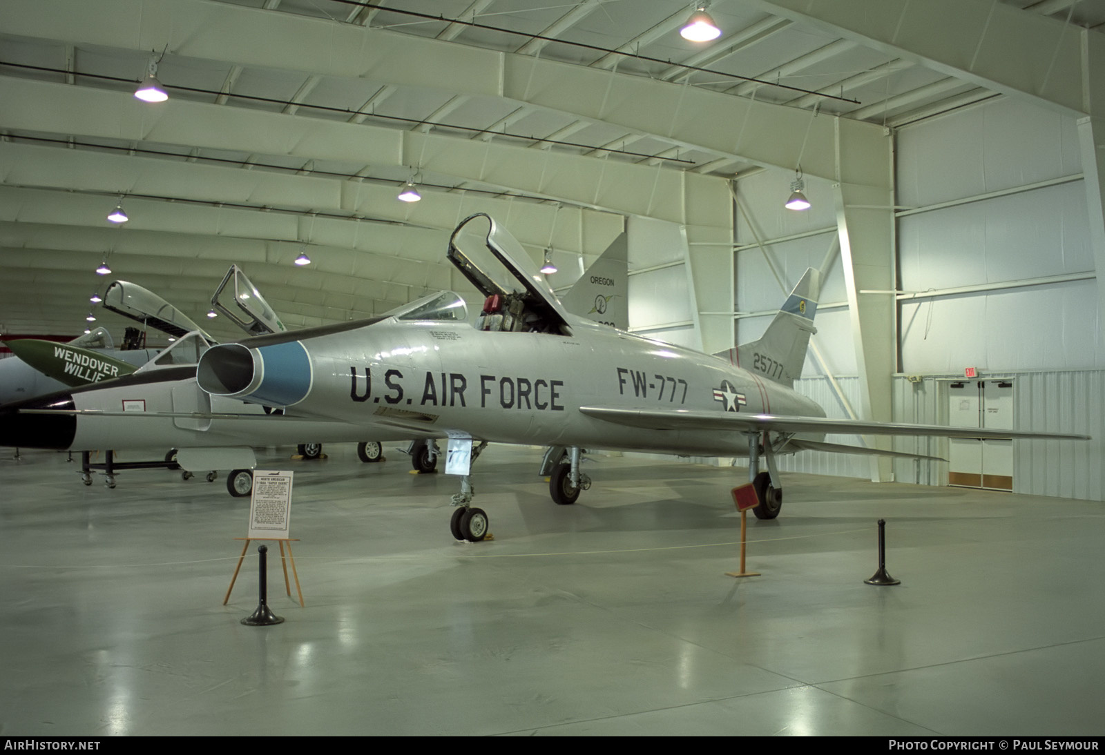 Aircraft Photo of 52-5777 / 25777 | North American F-100A Super Sabre | USA - Air Force | AirHistory.net #343506