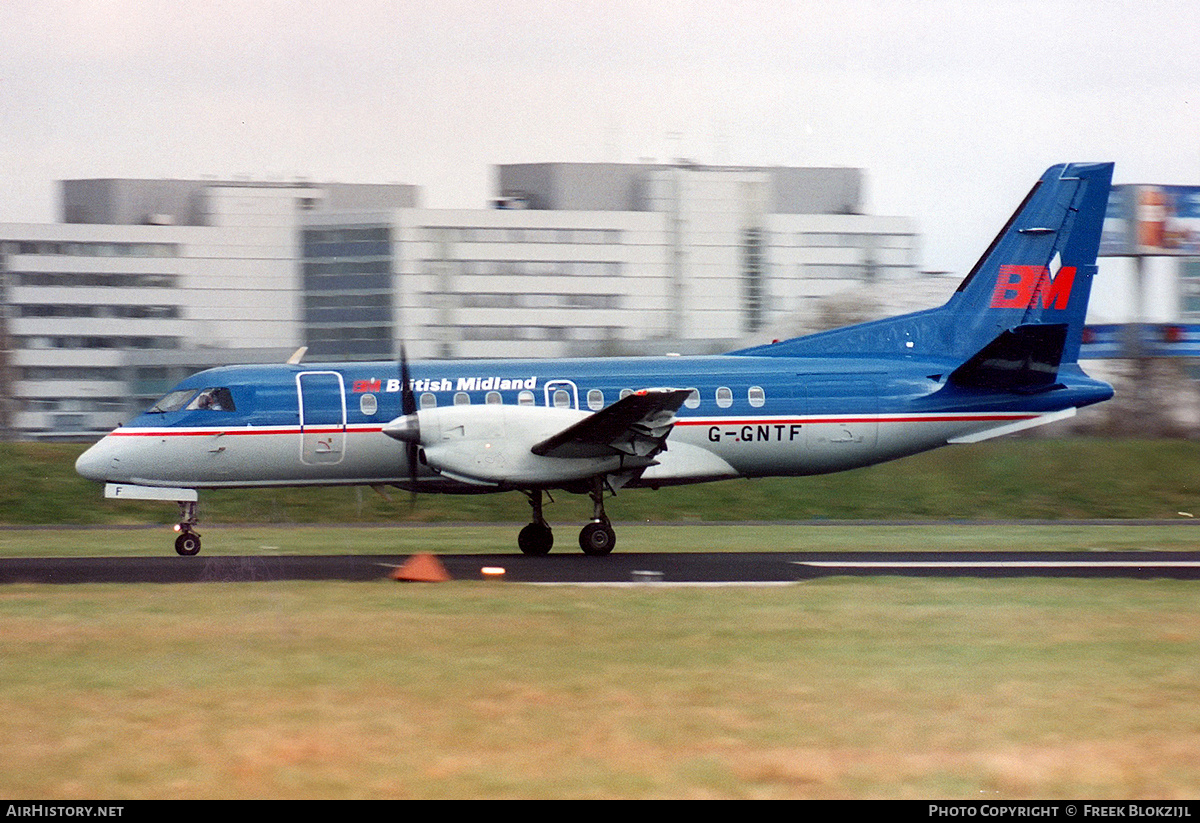 Aircraft Photo of G-GNTF | Saab 340A | British Midland Commuter | AirHistory.net #343508