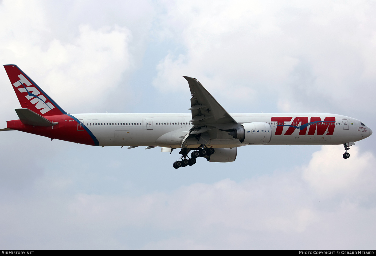 Aircraft Photo of PT-MUH | Boeing 777-32W/ER | TAM Linhas Aéreas | AirHistory.net #343515