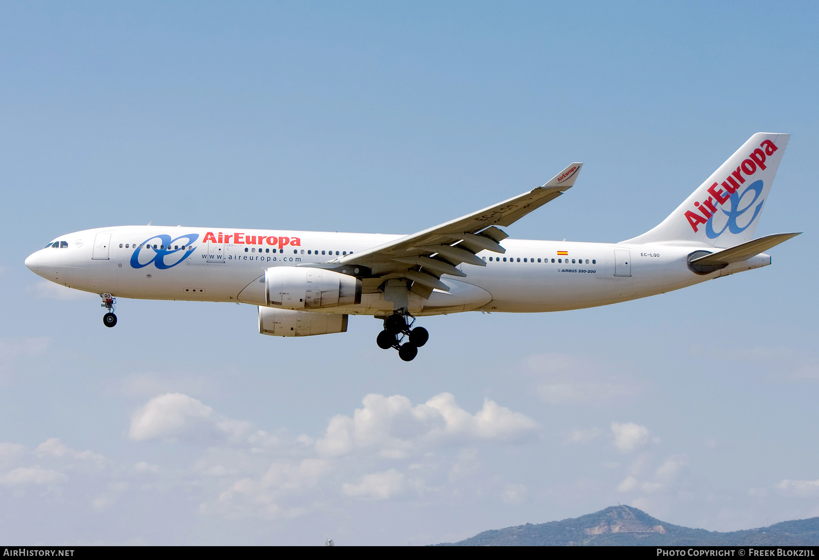 Aircraft Photo of EC-LQO | Airbus A330-243 | Air Europa | AirHistory.net #343539