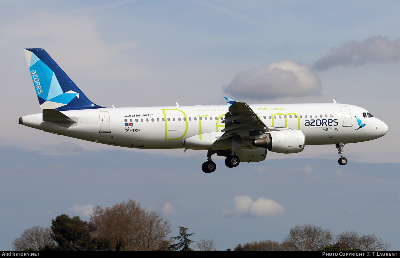 Aircraft Photo of CS-TKP | Airbus A320-214 | Azores Airlines | AirHistory.net #343573