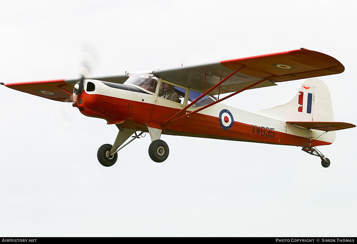 Aircraft Photo of G-AWSW / XW635 | Beagle D-5/180 Husky | UK - Air Force | AirHistory.net #343608